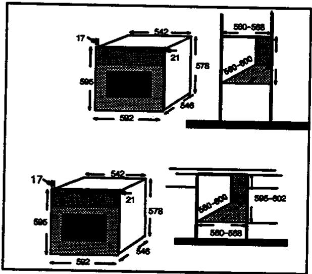 JUNO JEH5690W - Dimensions - 1
