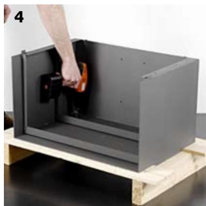 STUV 16-H - Preparation of the support plate and the base of the Stuv 16-cube - 4