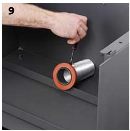 STUV 16-H - Préparation du kit arrivée d'air extérieur (en option) - 3