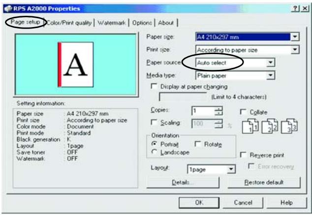 TALLYGENICOM 8108N - Procédure (exemple avec windows® 2000) - 1