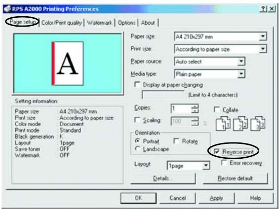 TALLYGENICOM 8108N - Procédure (exemple avec windows® 2000) - 2