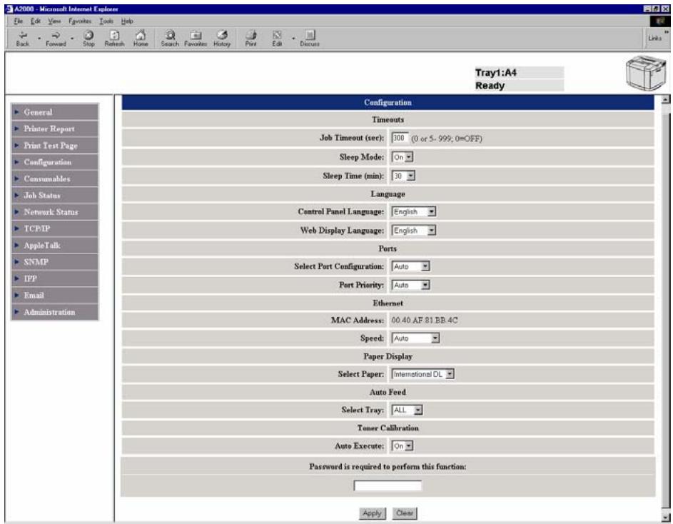 TALLYGENICOM 8108N - Configuration - 1