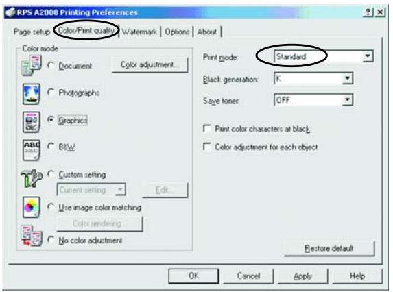 TALLYGENICOM 8108N - Procédure (exemple avec windows® 2000) - 1