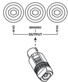 BEGLEC AMP 400.2 - BRIDGE MODUS: - 1