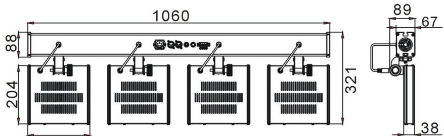 BEGLEC LED DJ-BAR - ESPECIFICACIONES - 1