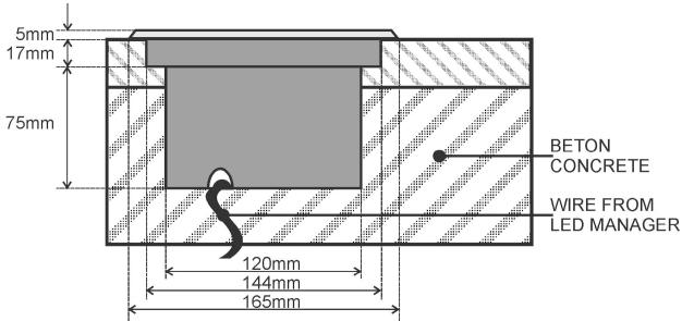 BEGLEC LED GROUND LIGHT - Installation mecannique - 1