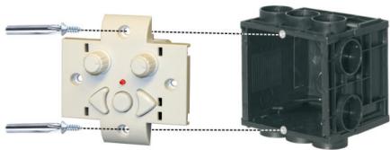 BEGLEC LED WALL DIMMER - Installation mecanique dans un boitier MURAL: - 1