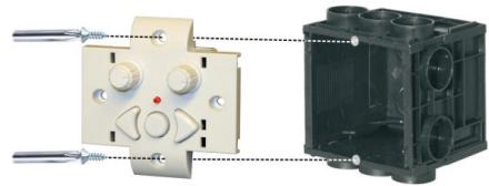 BEGLEC LED WALL DIMMER - INSTALAÇÃO MECANICA NA CAIXA DE PAREDE: - 1