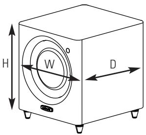 POLK AUDIO DSW MICROPRO 3000 - Patas Ajustables - 1