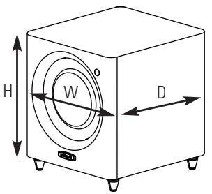 POLK AUDIO DSW MICROPRO 4000 - Adjustable Feet - 1
