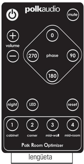 POLK AUDIO DSW PRO 500 - AJUSTE PRECISO DEL SUBWOOFER - 2