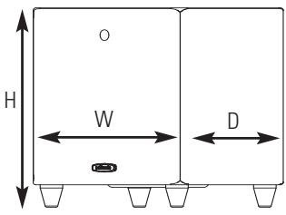 POLK AUDIO DSW PRO 500 - Instruções Para Colocação do Subwoofer em um Gabinete: - 1