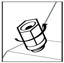 POLK AUDIO DSW PRO 500 - Connessioni dei terminali cilindrici/cavi dei diffusori - 1