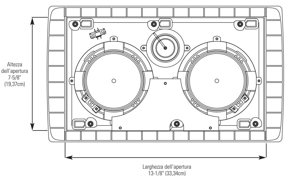 POLK AUDIO LCI-C - DIMENSIONI FISICHE - 2