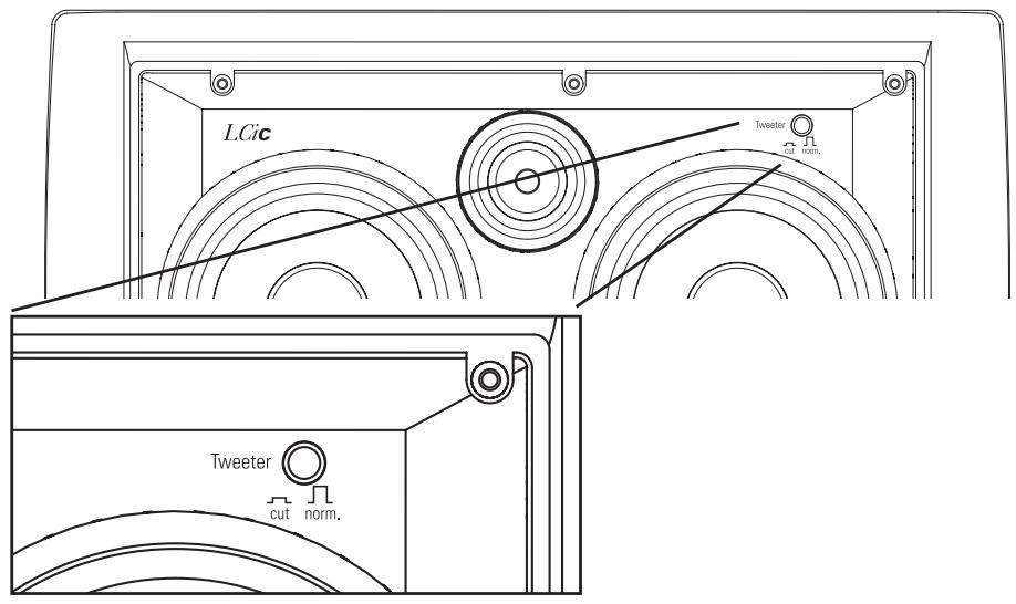 POLK AUDIO LCI-C - Hochtönerschalter - 1