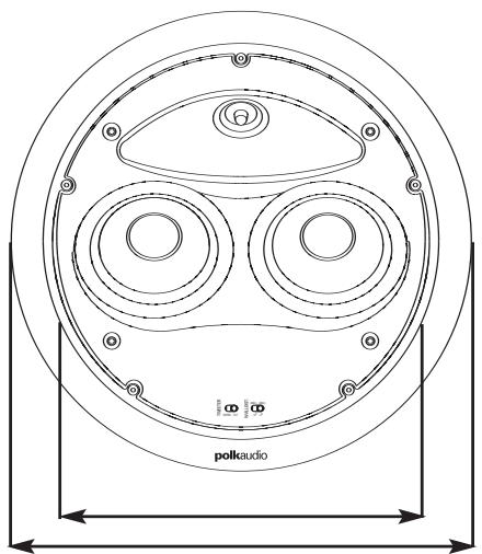 POLK AUDIO LCI-RTS100 - Sono necessari: - 4