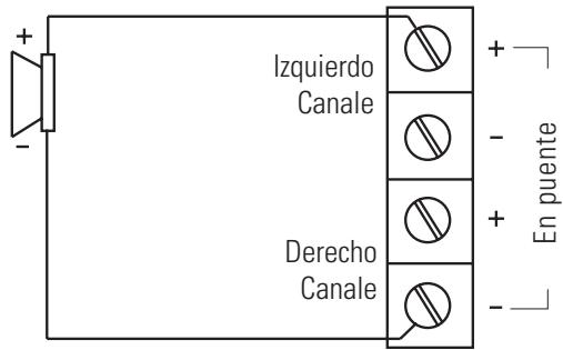 POLK AUDIO PA500.4 - Funcionamente En Puente (vista superior) - 1