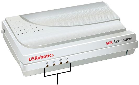 US ROBOTICS 56K SERIAL CONTROLLER FAXMODEM - Fysiska Funktioner - 2