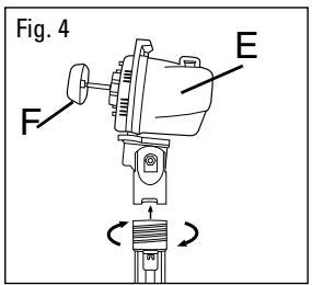 KAZ HS-2007 - ATTACHING THE MOTOR ASSEMBLY TO THE FAN POLE - 1