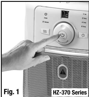 KAZ HZ-3750 - STEP 3: TEMPERATURE SET FUNCTION - 1