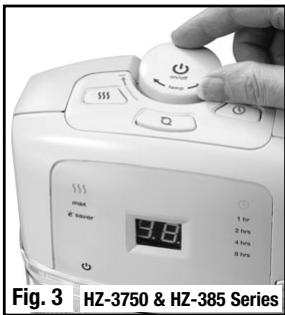 KAZ HZ-3750 - STEP 3: TEMPERATURE SET FUNCTION - 3