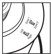 EDOBE XDOM LIGHTSPEAKER SYSTEM - Paso 4: Ajuste de la zona y de los interruptores estéreo. - 2