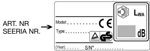MOUNTFIELD M61 - TOOTE IDENTIFITSEERIMINE - 1