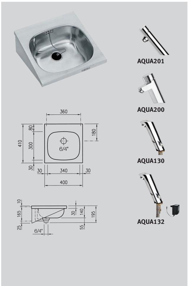 FRANKE ANIMA  - BROCHURE - Cache-siphon pour lave-mains WT600C - 1