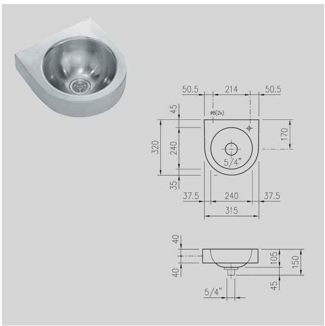 FRANKE ANIMA  - BROCHURE - Lavabo antivandalisme - 1