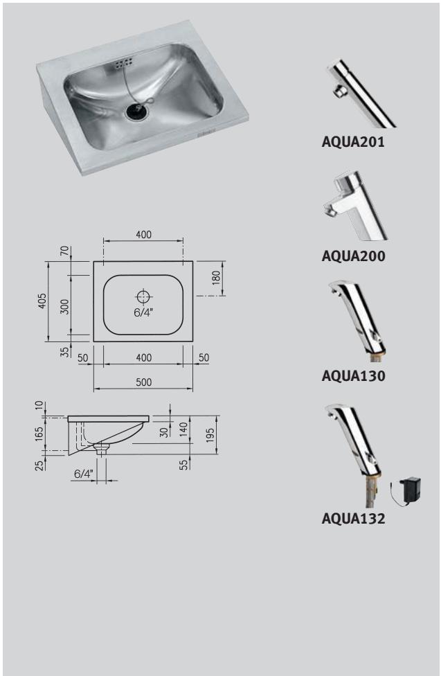 FRANKE ANIMA  - BROCHURE - Lavabo 400X410 - 1
