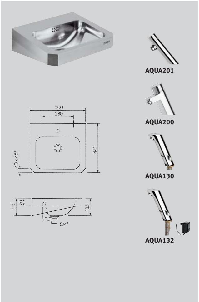 FRANKE ANIMA  - BROCHURE - Lavabo 40X45 - 1