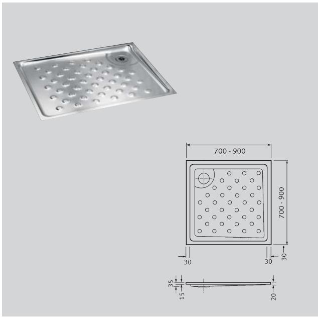 FRANKE CAMPUS  - BROCHURE - Receveur de douche - 1