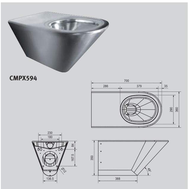 FRANKE CAMPUS  - BROCHURE - WC suspendu - 1