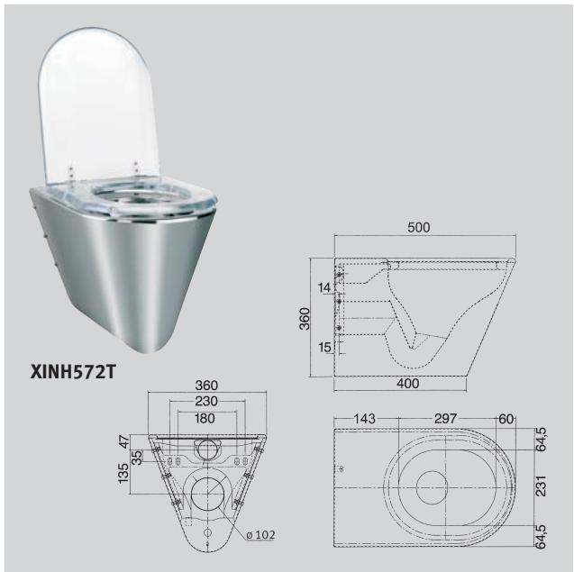 FRANKE CAMPUS  - BROCHURE - Receveurs de douche, WC, urinoirs CAMPUS - 1