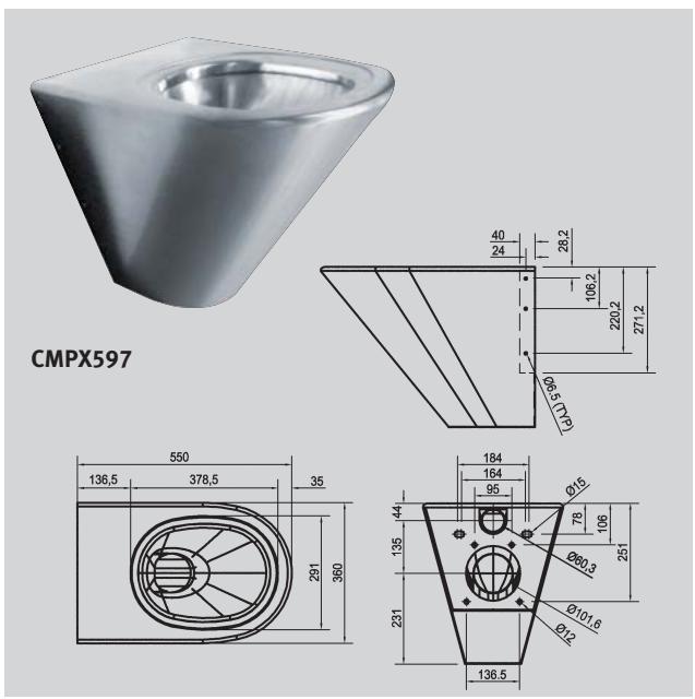 FRANKE CAMPUS  - BROCHURE - Receveurs de douche, WC, urinoirs CAMPUS - 1