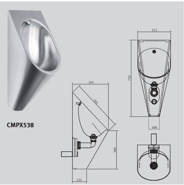 FRANKE CAMPUS  - BROCHURE - Receveurs de douche, WC, urinoirs CAMPUS - 1