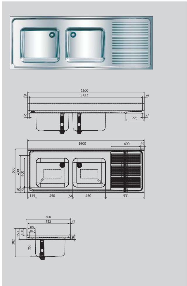 FRANKE MAXIMA  - BROCHURE - Console pour plongée en 600 - 1