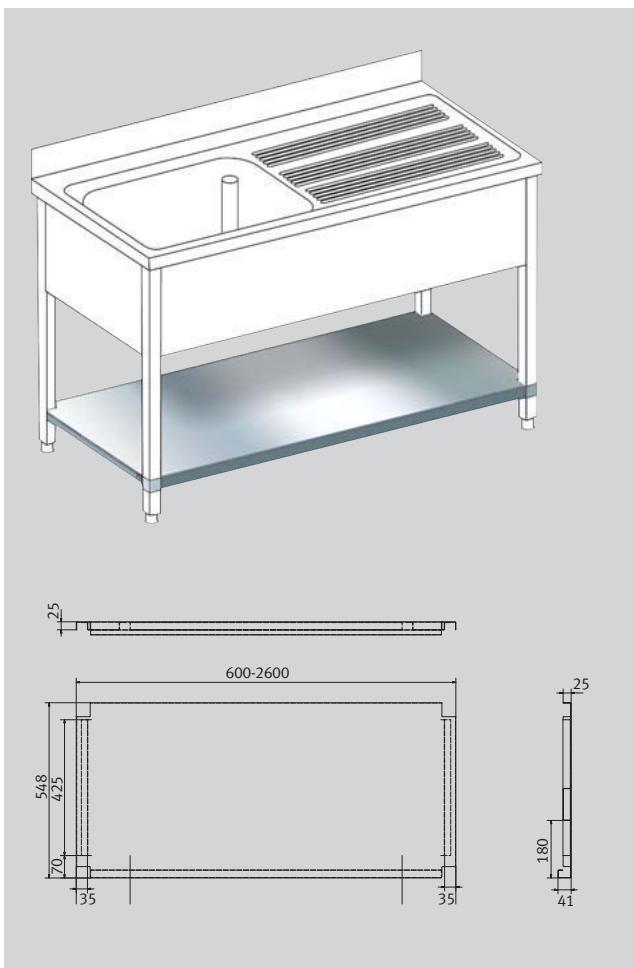 FRANKE MAXIMA  - BROCHURE - Piètement en 700 - 1