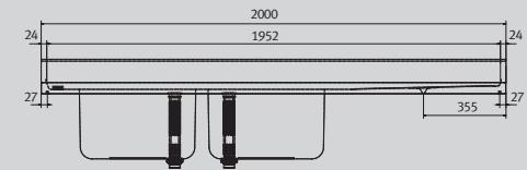 FRANKE MAXIMA  - BROCHURE - Console pour plongée en 600 - 2