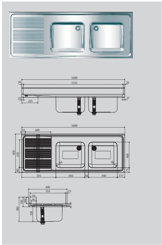 FRANKE MAXIMA  - BROCHURE - Console pour plongée en 600 - 1