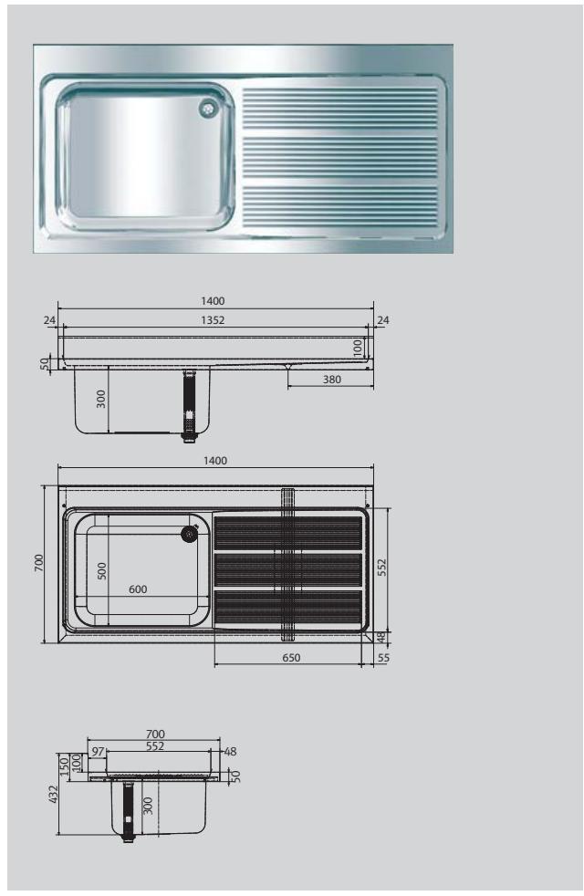 FRANKE MAXIMA  - BROCHURE - Console pour plongée en 700 - 1