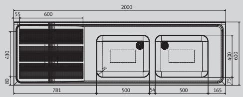 FRANKE MAXIMA  - BROCHURE - Console pour plongée en 600 - 3