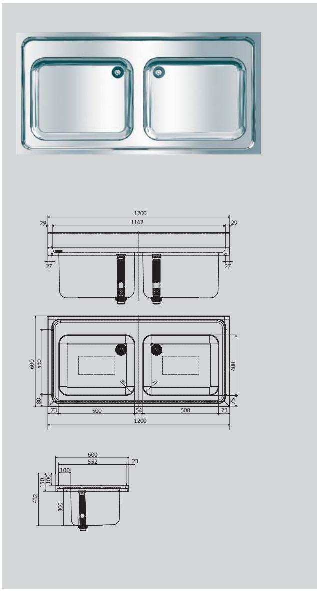 FRANKE MAXIMA  - BROCHURE - Console pour plongée en 600 - 1