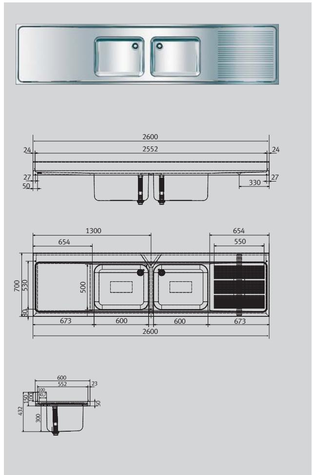 FRANKE MAXIMA  - BROCHURE - Console pour plongée en 600 - 1