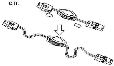 DICOTA ABACUS PRO - Ausziehbares Kabel - 1