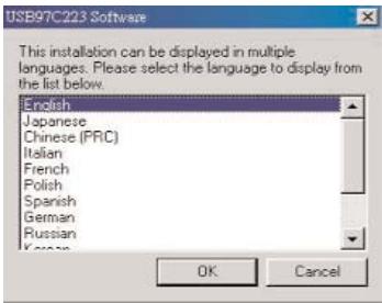 DICOTA CARDGUARD 2.0 - passo: Cercate il file USB97C223 Software Installer.exe sul CD e apritelo con un doppio sic. - 2