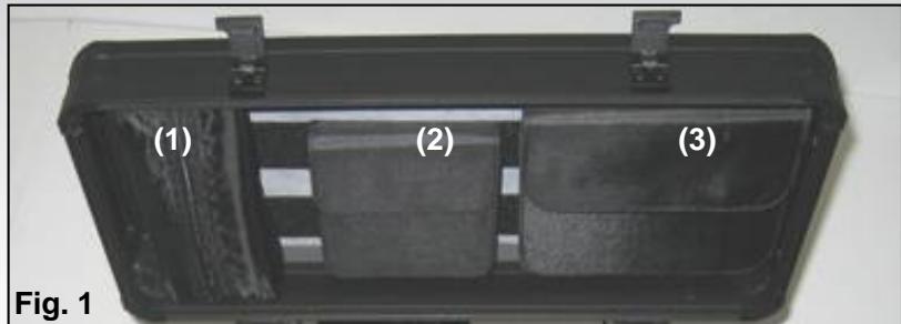DICOTA DATABOX PROFILE - Couvercle de la mallette (figure 1) - 1