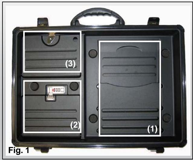 DICOTA DATADESK 100 - Case lid (Fig. 1) - 1