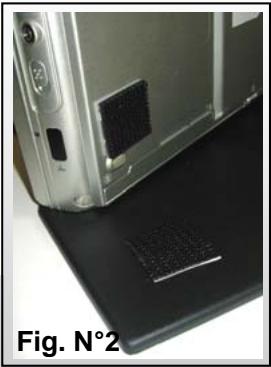 DICOTA DATADESK 460 - Deux possibilités de fixation de votre ordinateur portable s'offrent à vous: - 2