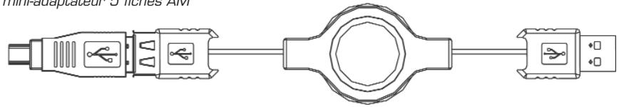 DICOTA GATE - Pour connecter plusieurs appareils USB avec des fiches USB différentes - 3